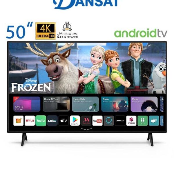 دانسات شاشه مقاس 50 بوصه 4k سمارت اندرويد DTD50BU