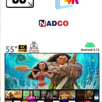 نادكو شاشه مقاس 55 بوصه 4k سمارت اندرويد NC-55T