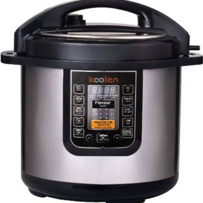 كولين قدر ضغط كهربائى 1600 واط 12 لتر 8 وظائف شاشة عرض Lcd سيلفر * اسود 816106005