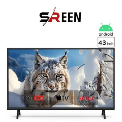 سرين شاشه مقاس 43 بوصه FHD سمارت اندرويد بدون اطار SRET-43S1