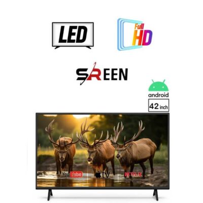 سرين شاشه مقاس 42 بوصه FHD سمارت اندرويد بدون اطار SRET-42S1