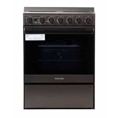 توشيبا فرن غاز 60 × 60 سم 4 عيون امان كامل رمادي اسود TBA-24BMG4G089KS-SA