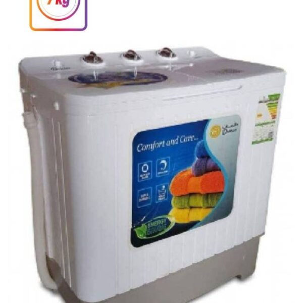 دانسات غسالة حوضين 7 كيلو ابيض DWT8021LW