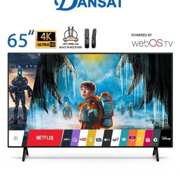 دانسات شاشه مقاس 65 بوصه 4K سمارت ويب اس مع ريموت ماجيك DTD65UWS1