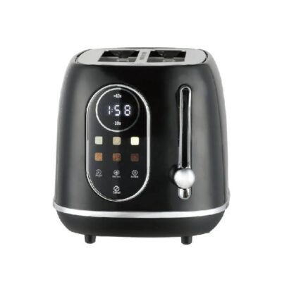 ريبون حماصة التوست الذكية بشريحتين 6 مستويات 800 واط اسود RE-5-087