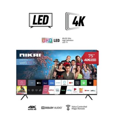 نيكاى شاشة 75 بوصه ويب اوس NIK75MEU4STN
