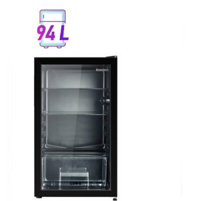 كولين ثلاجة باب واحد زجاج 94 لتر اسود 811100006