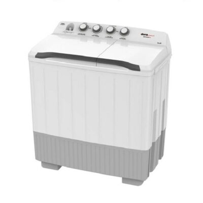دورا غسالة حوضين 6 كجم أبيض DEW600MT11