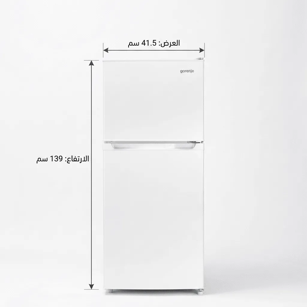 ⁦سرين ثلاجة بابين ثلج 9.2 قدم 261 لتر ابيض SRTM339DF⁩ - الصورة ⁦2⁩