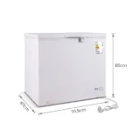 ⁦ميديا فريزر أفقى 10.2 قدم 290 لتر أبيض HS384C⁩ - الصورة ⁦3⁩