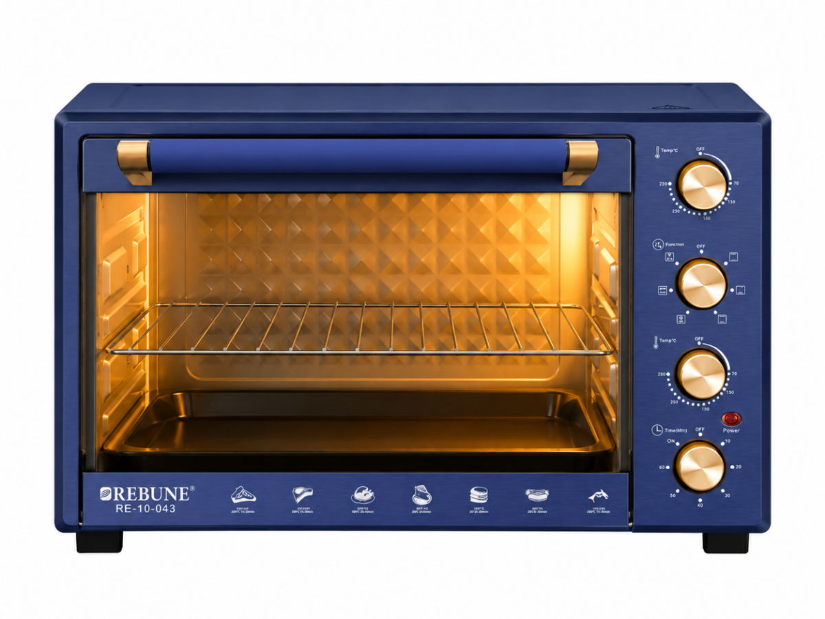 ريبون فرن كهربائى 1700 وات 45 لتر أزرق RE-10-043