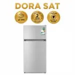 دورا سات ثلاجة بخار بابين 11.8 قدم 330 لتر سلفر DS330NF