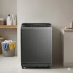⁦دبليو بوكس غسالة اوتوماتيك تحميل علوى 10 كيلو سيلفر WBTL15S⁩ - الصورة ⁦5⁩