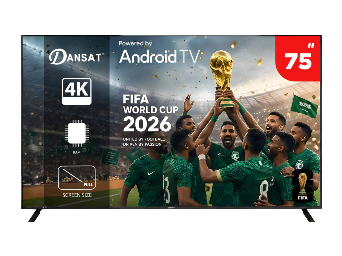 دانسات شاشه مقاس 75 بوصه 4k سمارت اندرويد DTD75BU