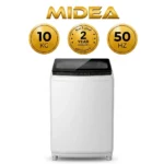 ميديا غسالة اوتوماتيك تحميل علوى 10 كيلو 8 برامج 680 دورة/دقيقة أبيض MA200W100/W-SA