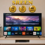 ⁦سرين شاشه 75 بوصه فوركيه سمارت ويب اوس SRET-75S4KW⁩ - الصورة ⁦2⁩