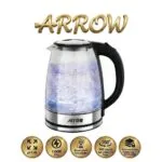ارو غلاية كهربائية زجاج سعة 1.8 لتر RO-18LKTG