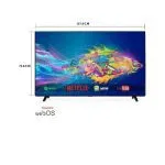 ⁦دانسات شاشه مقاس 50 بوصه 4K سمارت ويب اس مع ريموت ماجيك DTD50UWS⁩ - الصورة ⁦2⁩