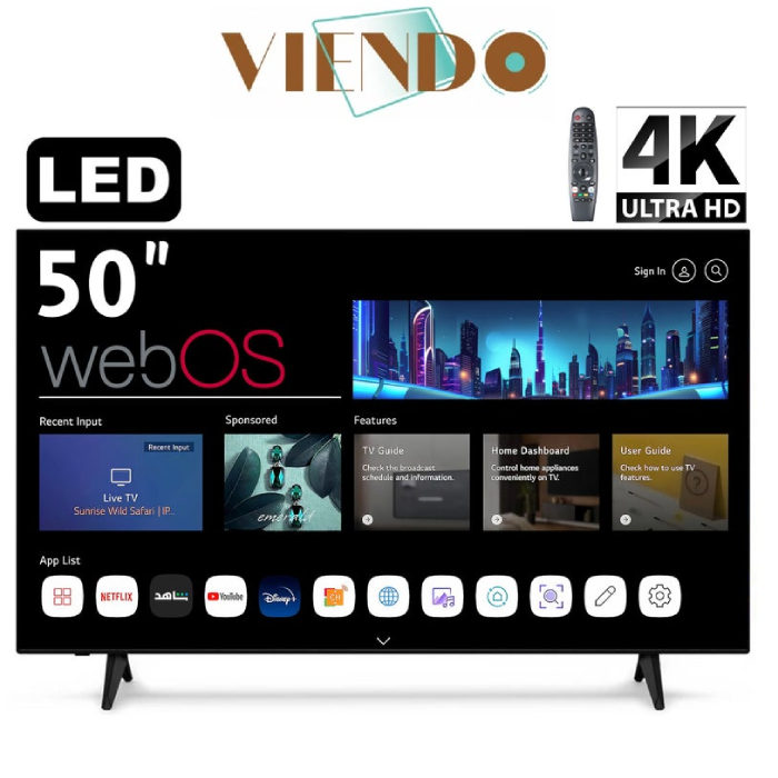 New-Project-1-73-1.webp فيندو شاشه مقاس 50 بوصه 4K سمارت ويب اس مع ريموت ماجيك V50D2 - الصورة 1