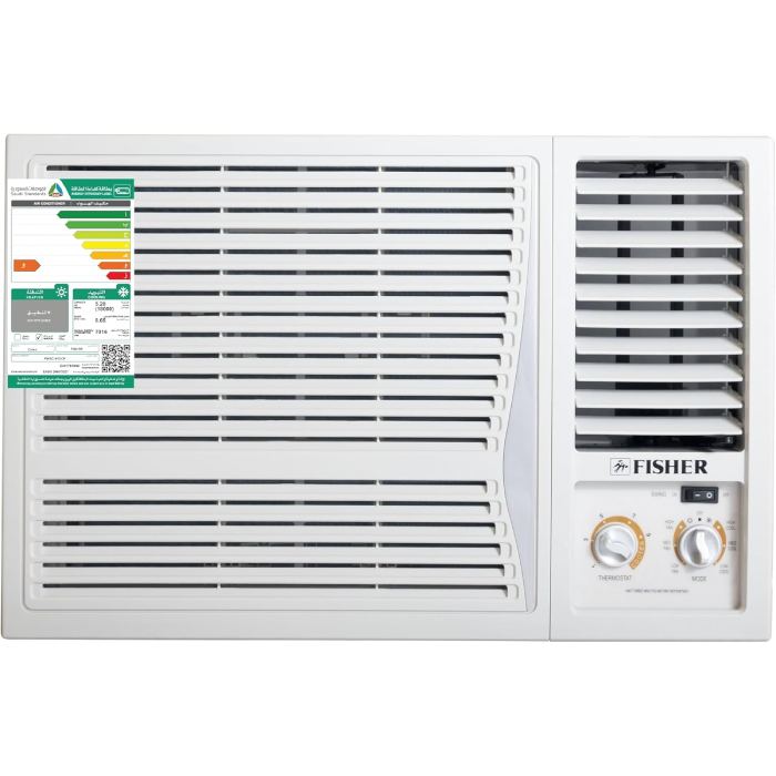 فيشر مكيف شباك 18000 وحدة بارد فقط ابيض FWAC-H18CF