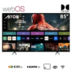 ارو شاشة سمارت 85 بوصة DLED 4K UHD ويب اوس ريموت تحكم عن بعد RO-85LPW