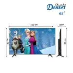 ⁦دانسات شاشه مقاس 65 بوصه 4k سمارت اندرويد DTD65BU⁩ - الصورة ⁦2⁩
