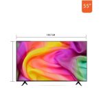 ⁦دبليو بوكس شاشة سمارت - 55 بوصة - اندرويد 14 - 4K - UHD - حامل جداري مجاني - ريموت وايرلس مجانا مجاني - WB55BUH⁩ - الصورة ⁦3⁩