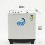 ⁦فريش غسالة حوضين 12 كيلو ابيض FWM-20000⁩ - الصورة ⁦2⁩