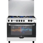 هاس فرن غاز 90 * 60 اشعال ذاتى 5 عيون ستيل HC960FE1
