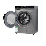 ⁦بيسك غساله اتوماتيك تعبئة امامية 10.5 كجم فضي BAWMDF-M105S⁩ - الصورة ⁦6⁩