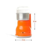 ⁦كولين مطحنة قهوة 200 واط 150 جم برتقالى 801115002⁩ - الصورة ⁦2⁩