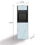 ⁦كولين برادة مياة 590 واط 3 صنبور ديكور رخامى ابيض 807103018⁩ - الصورة ⁦2⁩