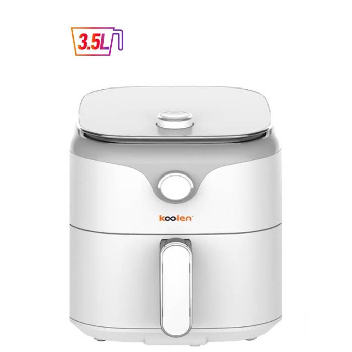 كولين قلاية هوائية 3.5 لتر 1400 واط مانوال ابيض * سيلفر 816102014