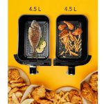 ⁦ريبون قلاية هوائية 1500 وات 5 لتر اسود RE-11-035⁩ - الصورة ⁦3⁩