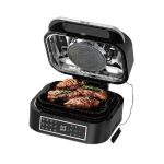 ريبون شواية وقلاية هوائية احترافية بترمومتر بـ 12 برنامج سعة 6 لتر قدرة 1800 واط RE-11-042