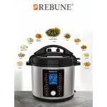 ⁦ريبون قدر الضغط الكهربائي و قلاية زيت 10 لتر 1400 واط RE-11-052⁩ - الصورة ⁦2⁩