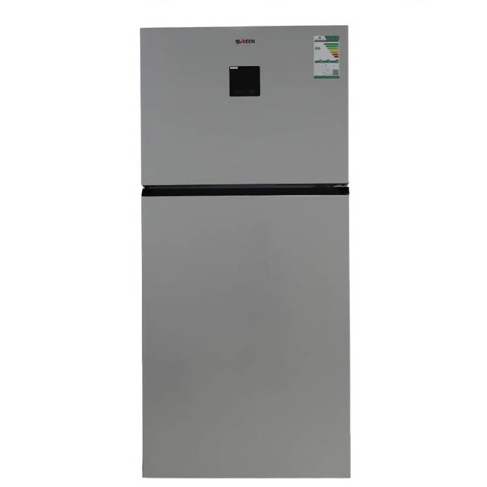 سرين ثلاجة بابين بخار 21.41 قدم 606 لتر سلفر SRTM-605NF