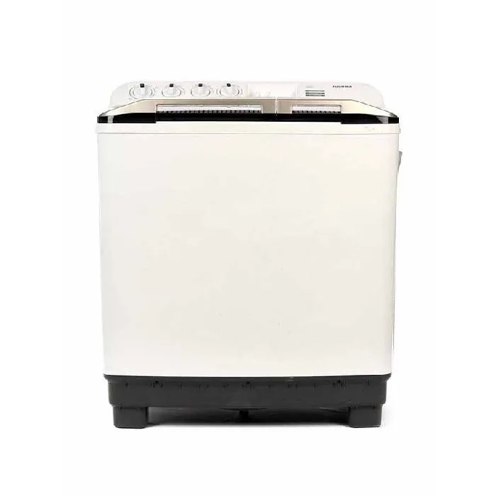 توشيبا غسالة حوضين 10 كيلو ابيض * اسود VH-K110WBB