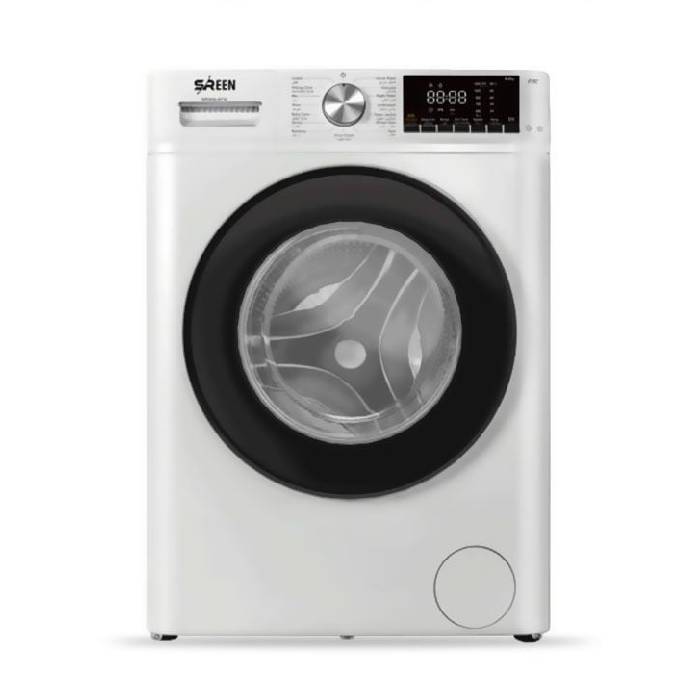 سرين غسالة اوتوماتيك تحميل امامى 8 كيلو ابيض SRWM-8FAW
