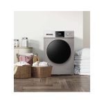 ⁦سرين غسالة اوتوماتيك تحميل امامى 10 كيلو انفرتر سلفر SRWM-10K-D7K-FAS⁩ - الصورة ⁦4⁩