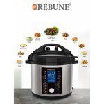 ⁦ريبون قدر الضغط الكهربائي و قلاية زيت 8 لتر 1200 واط RE-11-051⁩ - الصورة ⁦3⁩