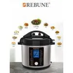 ⁦ريبون قدر الضغط الكهربائي و قلاية زيت 8 لتر 1200 واط RE-11-051⁩ - الصورة ⁦3⁩