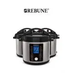 ⁦ريبون قدر الضغط الكهربائي و قلاية زيت 8 لتر 1200 واط RE-11-051⁩ - الصورة ⁦4⁩