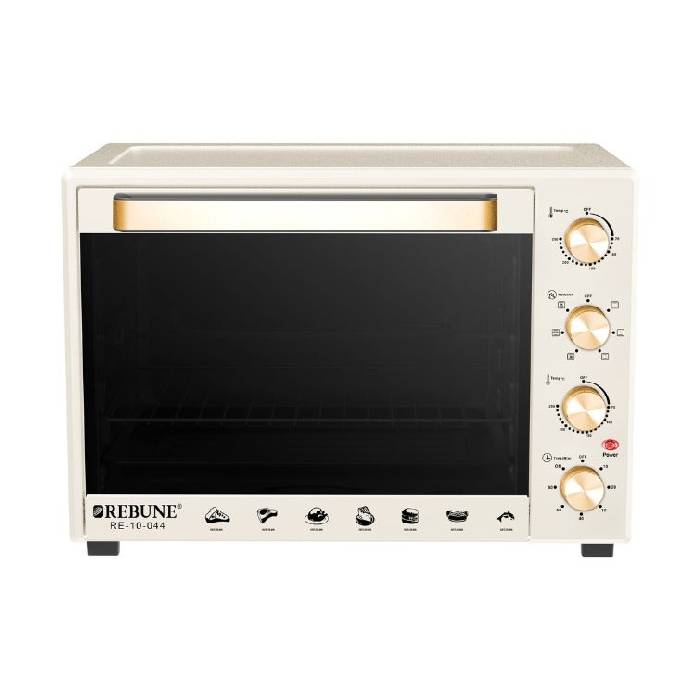 ريبون فرن كهربائى 1900 وات 60 لتر أبيض*ذهبي RE-10-044