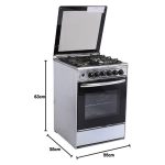 ⁦تكنو جاز فرن 55*55 امان كامل 4 عيون 2055⁩ - الصورة ⁦5⁩