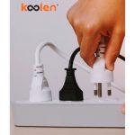 ⁦كولن وصلة كهربائية بمفاتيح فردية 3250 واط 4 مخارج سلك 5 متر مع يو اس بى 301100008⁩ - الصورة ⁦3⁩