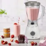 ⁦كولن خلاط كهربائى 350 واط 4 سرعات 1.5 لتر 2 * 1 ابيض 801107007⁩ - الصورة ⁦4⁩