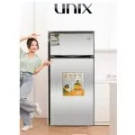 ⁦يونكس ثلاجة بابين 7.4 قدم سلفر OMRF212⁩ - الصورة ⁦2⁩