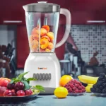⁦كولين خلاط كهربائى 400 واط 6 سرعات 1.5 لتر مع مطحنة ابيض 801107010⁩ - الصورة ⁦2⁩