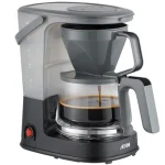 ارو ماكينة صنع القهوة بسعة 1.2 لتر باللونين الأسود والرمادي الداكن RO-125CMD